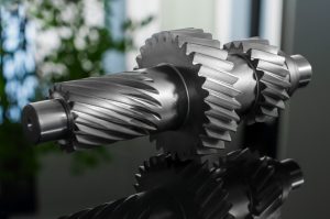 Reinforced cylindrical gear for heavy duty